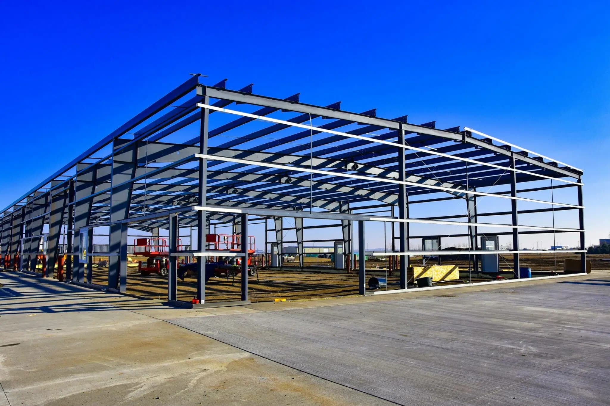 Workshop steel building